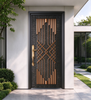 Custom Cast Door from China Factory Durable Metal Cast Door for Villa Exterior Entrance Security Use