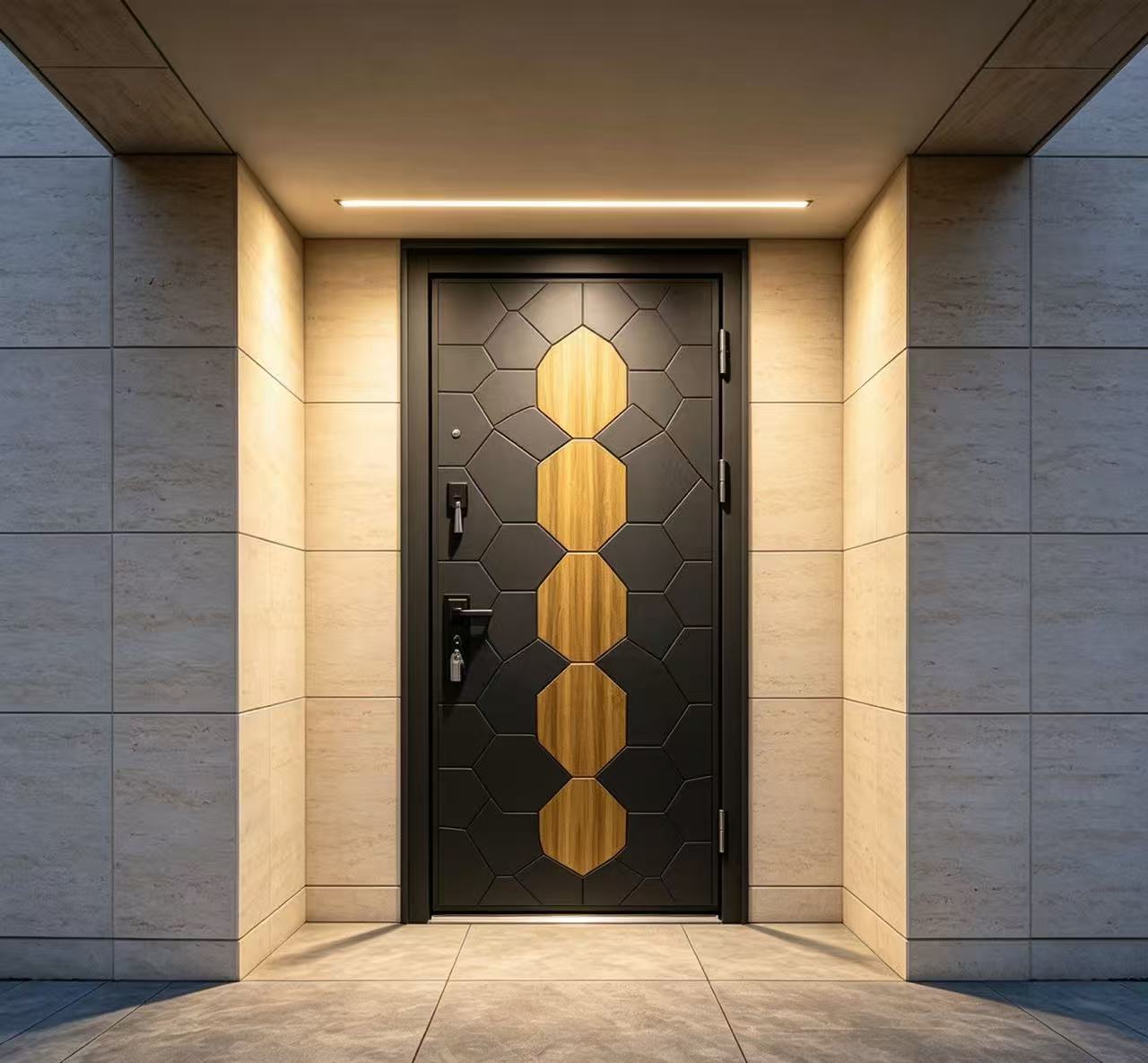 Russian Style Exterior Steel Security Door Metal Entrance Door for Home