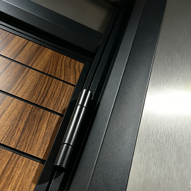 Premium Finish Anti-Prying Steel Security Door Exterior Entry Main Door for Home