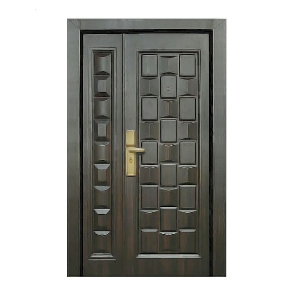 China Modern Latest Design Exterior Steel Main Entrance Doors Wholesale Price Steel Security Door