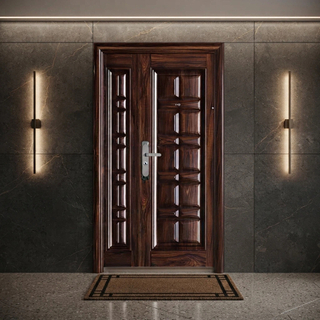 Reliable Steel Double Door Efficient Entry Access for Apartments Villas and Modern House Buildings