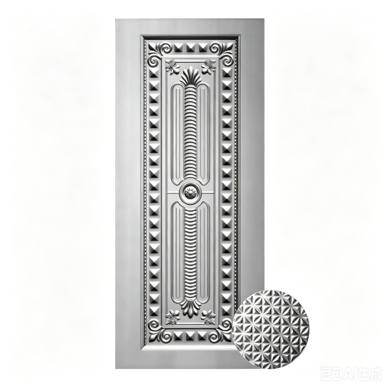 Decorative Metal Sheet and Steel Door Skin Collections Supplied by Professional China Supplier