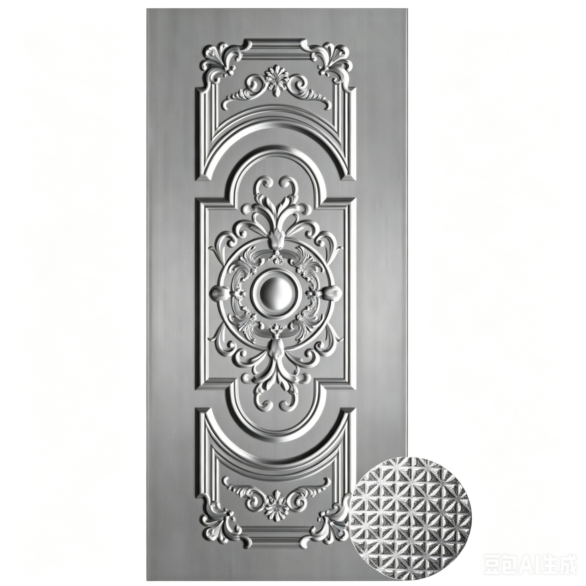 Factory Price Decorative Main Door Panels Steel Metal Overlay Skins for Front Doors