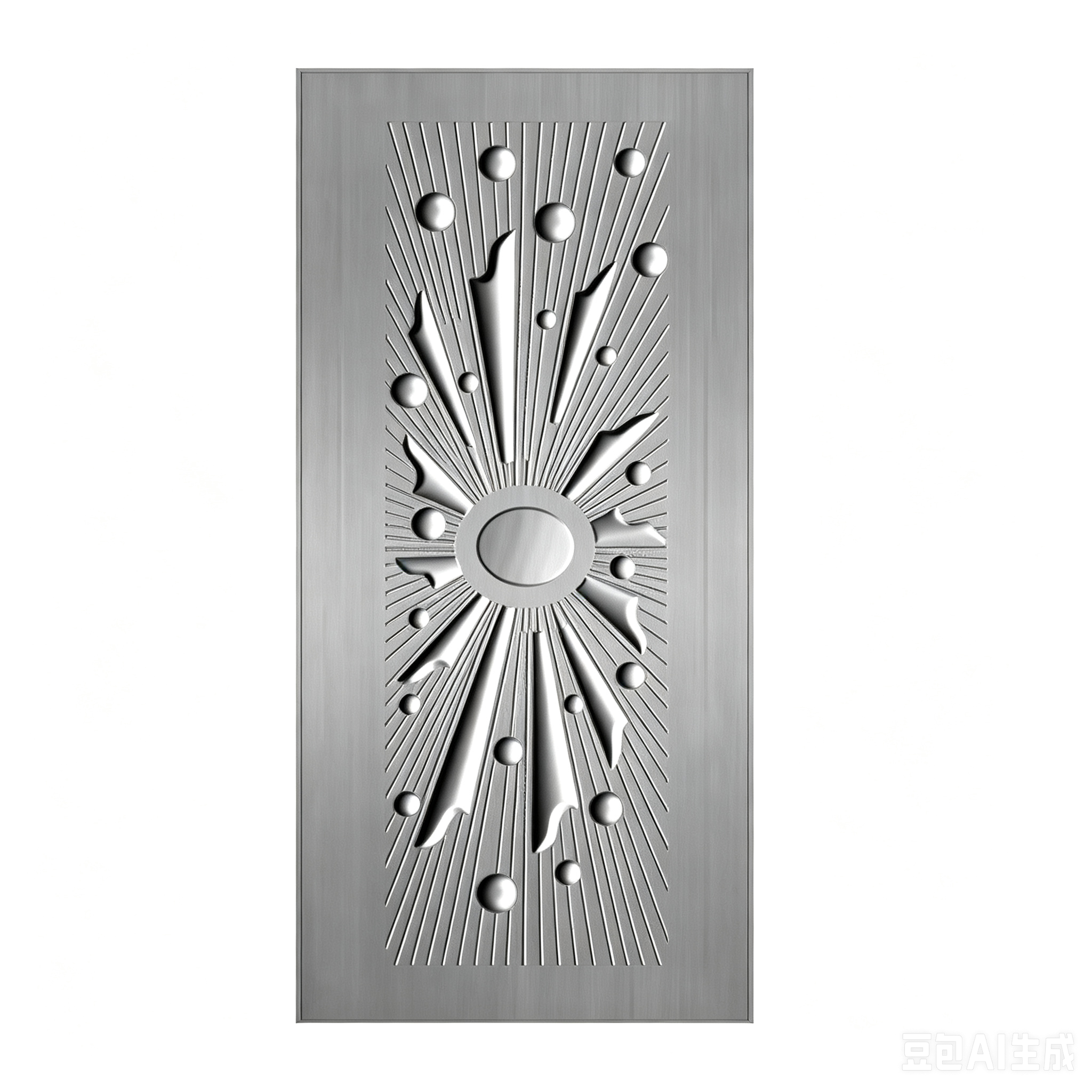Modern Minimalist Metal Door Panels Decorative Metal Skins for Front Door Renovation