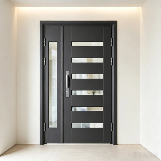 Premium Villa Glass Entry Security Door Heavy-duty Steel Door with Frosted Glass Wholesale Supplier from Professional Door Factory