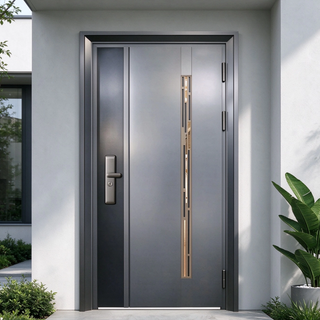 High Quality Steel Door Direct from Manufacturer Anti Theft Steel Door for Residential Apartment and Office Use
