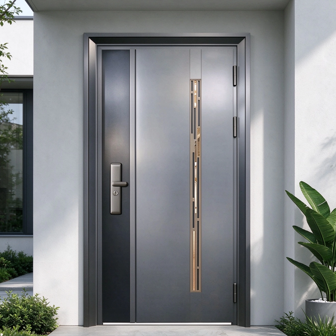 High Quality Steel Door Direct from Manufacturer Anti Theft Steel Door for Residential Apartment and Office Use