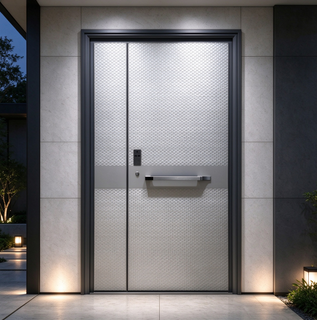 Modern residential smart door heavy duty entrance smart door factory supply for house renovation project