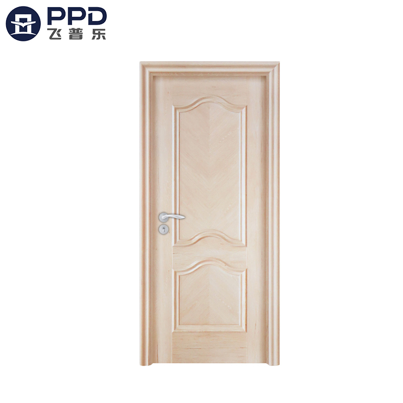 PHIPULO Contemporary External Oak MDF Melamine Wooden Door 