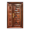 Hot Sale Custom Exterior Main Security Door Design Safety Metal Steel Front Customize Entrance Security Steel Door