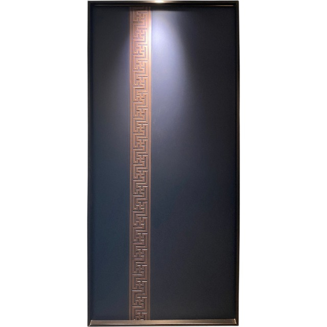 ModernTank Door Skin Embossed Metal Sheet for Luxury Steel Entrance Doors