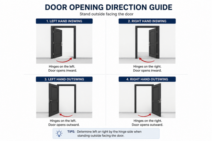 How to Choose the Correct Door Opening Direction for Entrance？