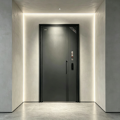 China Smart Door Manufacturer Direct Supply Fingerprint Door