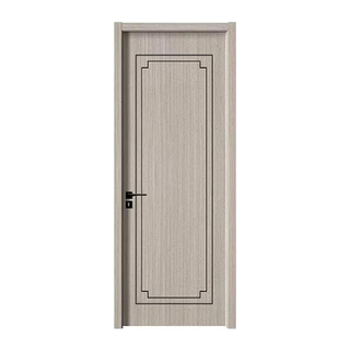 Professional Hot Sample Design Waterproof Wood Composite Bedroom Interior WPC Wood Door Room With Frame