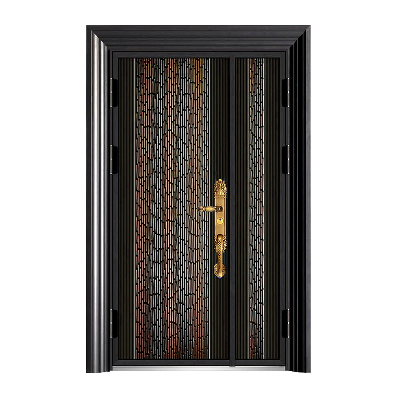 New Design Luxury Modern House Aluminium Cast Steel Door Main Steel Door