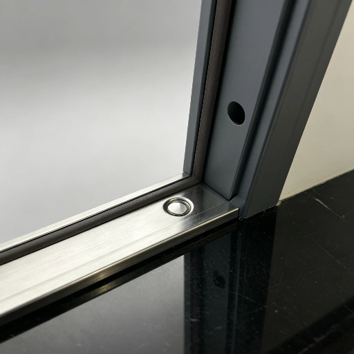High End Cast Aluminum Pivot Door With Beautiful Double Sided Decorative Patterns And Anti Rust Surface Treatment