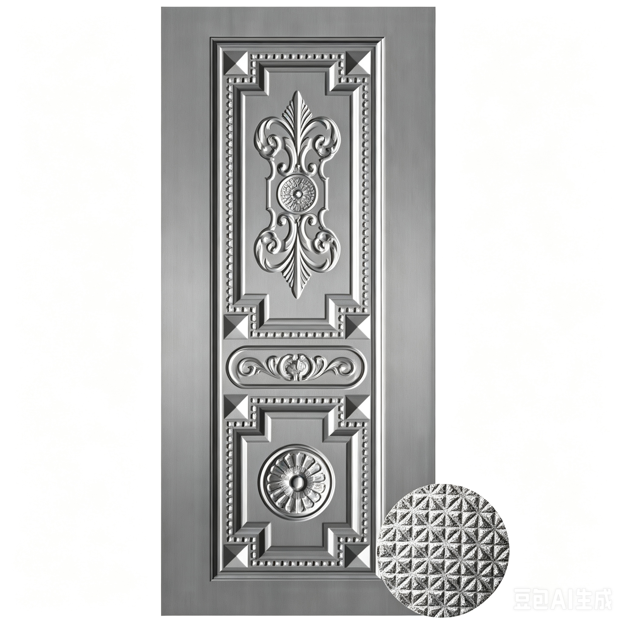 Wholesale Premium Quality Wrought Steel Door Panels Anti Rust Exterior Main Entry Door Replacement Skins