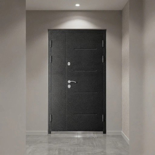 High-End Russia Security Door Solid Steel Construction Double Main Entry Door