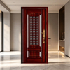 Innovative Steel Security Door Chinese supplier Exterior Single Main Door with Window
