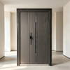 Modern Entrance Upgrades High-Security Smart Door Featuring App Control and Weatherproof Design