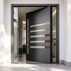 Security Steel Pivot Door With Smart Lock Exterior Entry Door