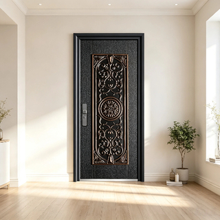 Premium Exterior Heavy Duty Steel Door for Residential House