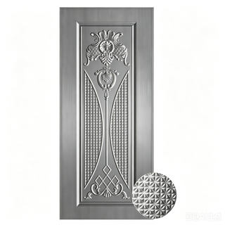 Durable Wrought steel Door Panels for Modern House Main Entrance Security and Elegant Home Decoration