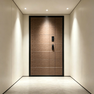 Custom Luxury Cast Aluminum Pivot Door Featuring Elegant Gold Finish And Insulated Glass Panels For Home Entrance