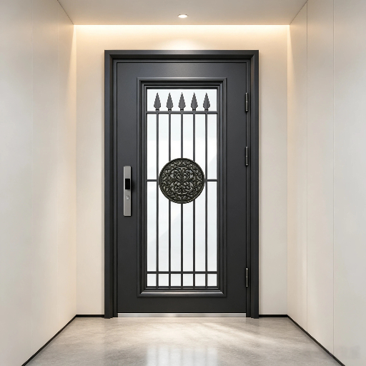 Classic Art Steel Glass Steel Security Door Weatherproof Exterior Glass Door Wholesale Factory Support Custom Patterns