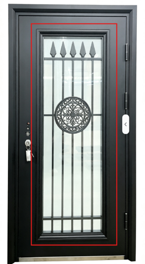 glass door
