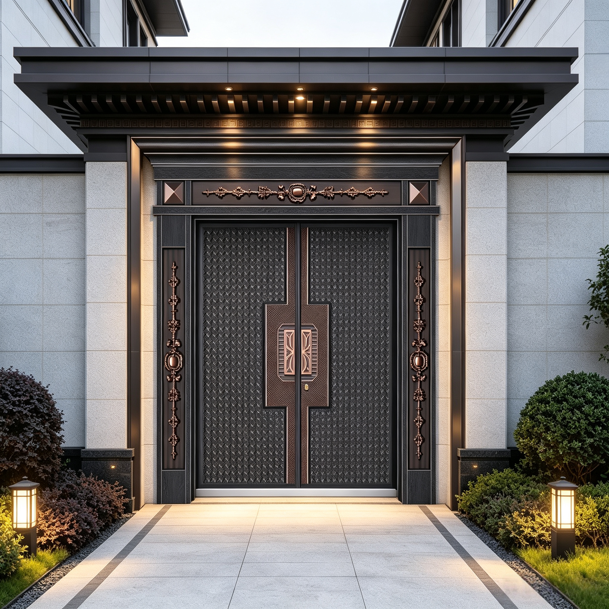 Modern Pivot Villa Door Luxury Entry Design for Entrance 