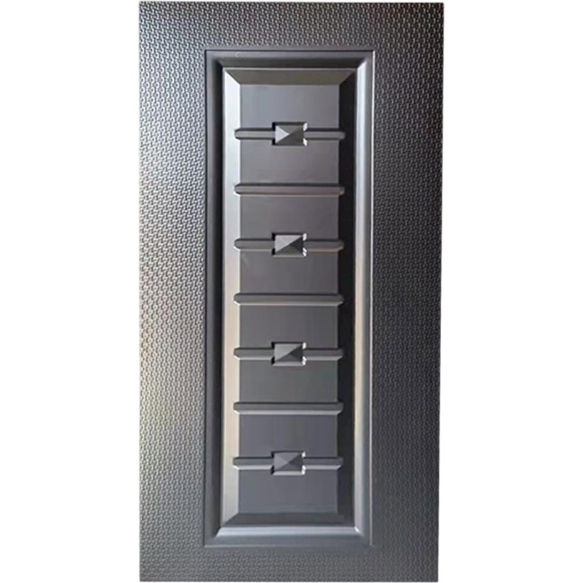 Customized Embossed Steel Door Skin Modern Minimalist Style for Entry Doors