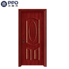 PHIPULO Classic Red Rustic Interior WPC Wooden Door 