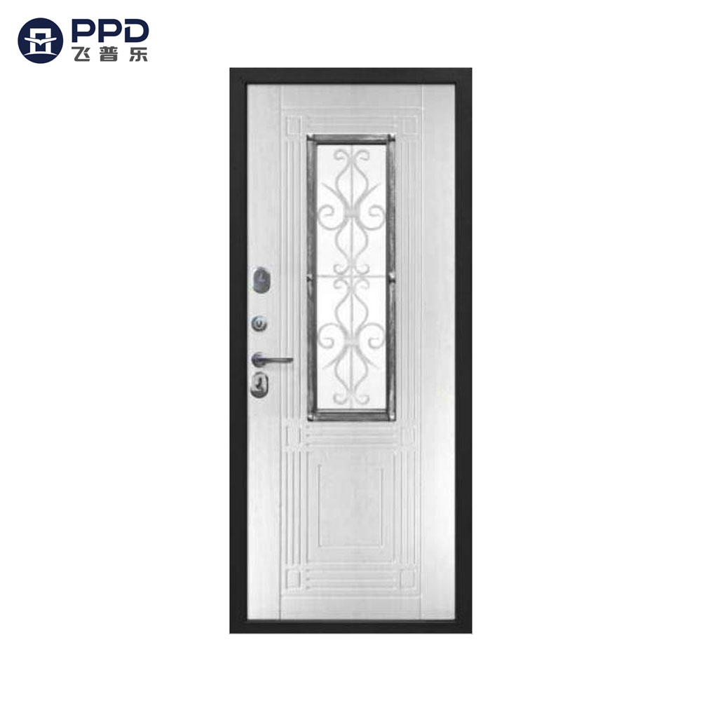 Wholesale Russian Steel Door Customized Home Front Exterior Main Entry Steel Security Doors for House