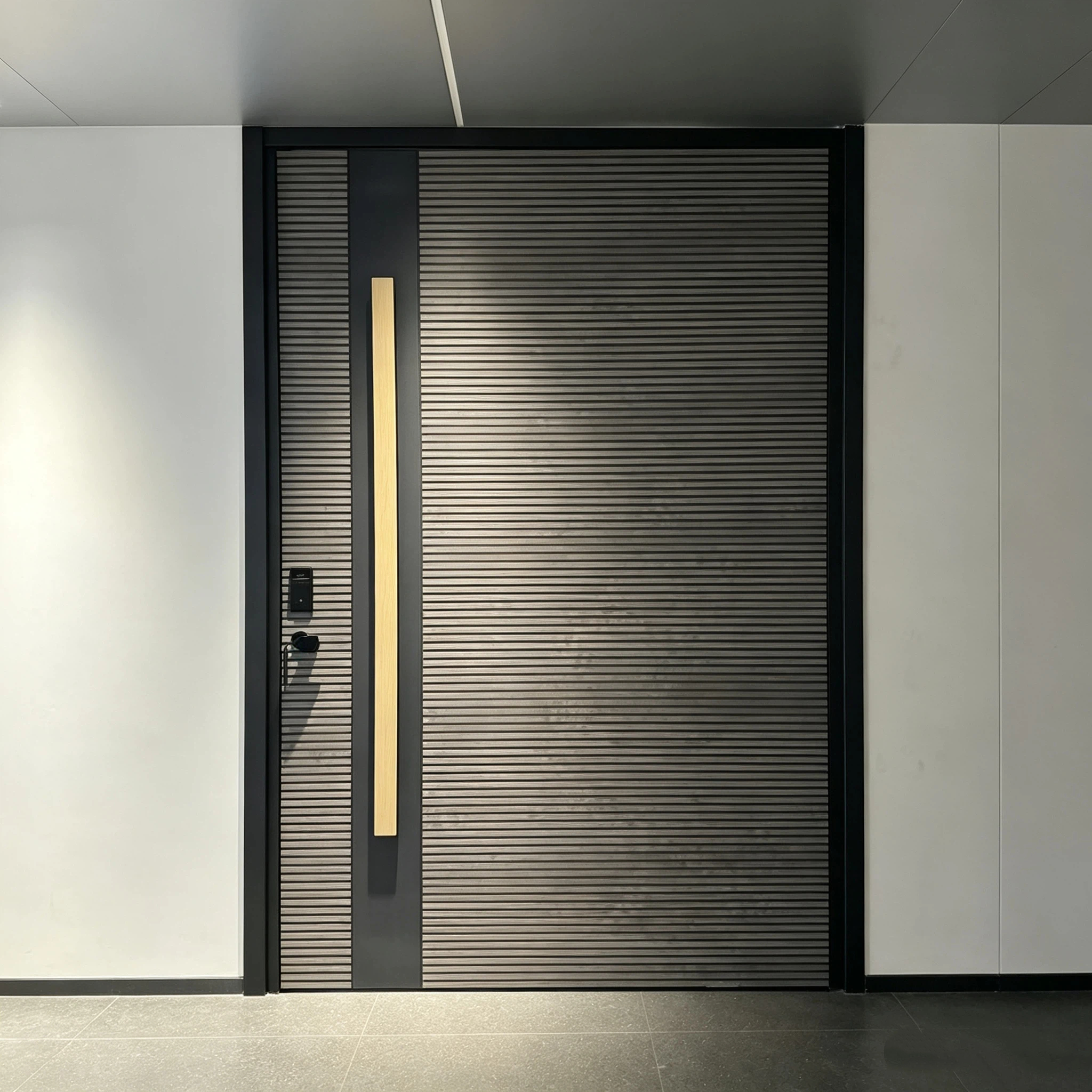 Modern Pivot Door Steel Entrance Door Manufacturer for Custom Residential and Commercial Projects