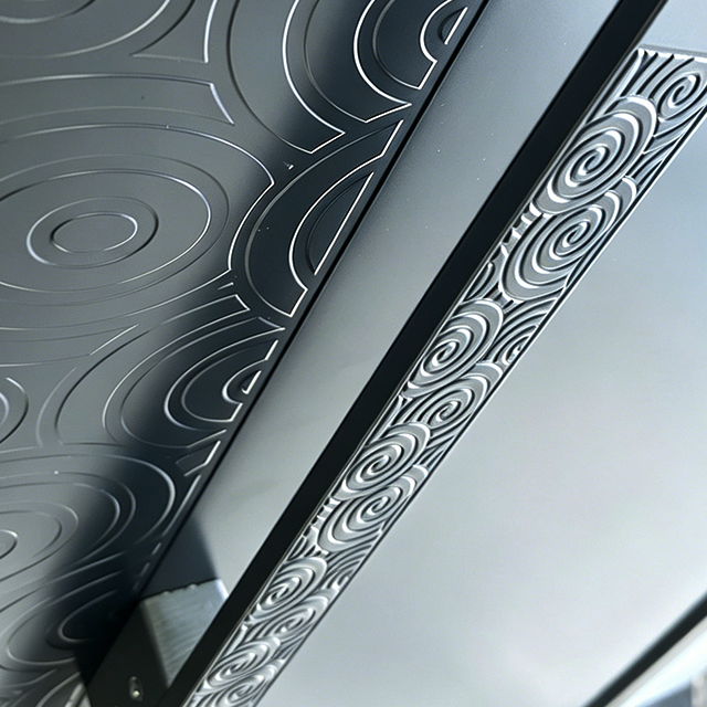 Factory Direct Sale Smart Security Steel Door Modern Design for Home