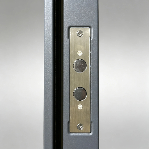 High End Cast Aluminum Pivot Door With Beautiful Double Sided Decorative Patterns And Anti Rust Surface Treatment