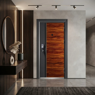 Direct Doorfactory Supply of Customized Smart Steel Doors Featuring Weatherproof Coatings and Reinforced Steel Frames