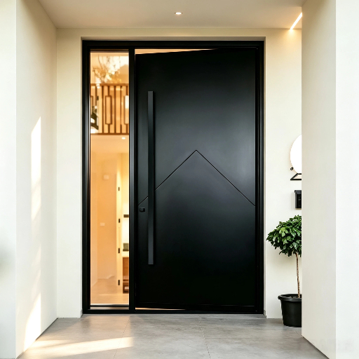 Wholesale Commercial Steel Pivot Door For Building Entrance