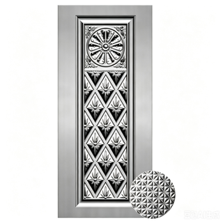 Stamped Pattern Steel Door Skin and Wrought Iron Panels Wholesale From Reliable China Supplier