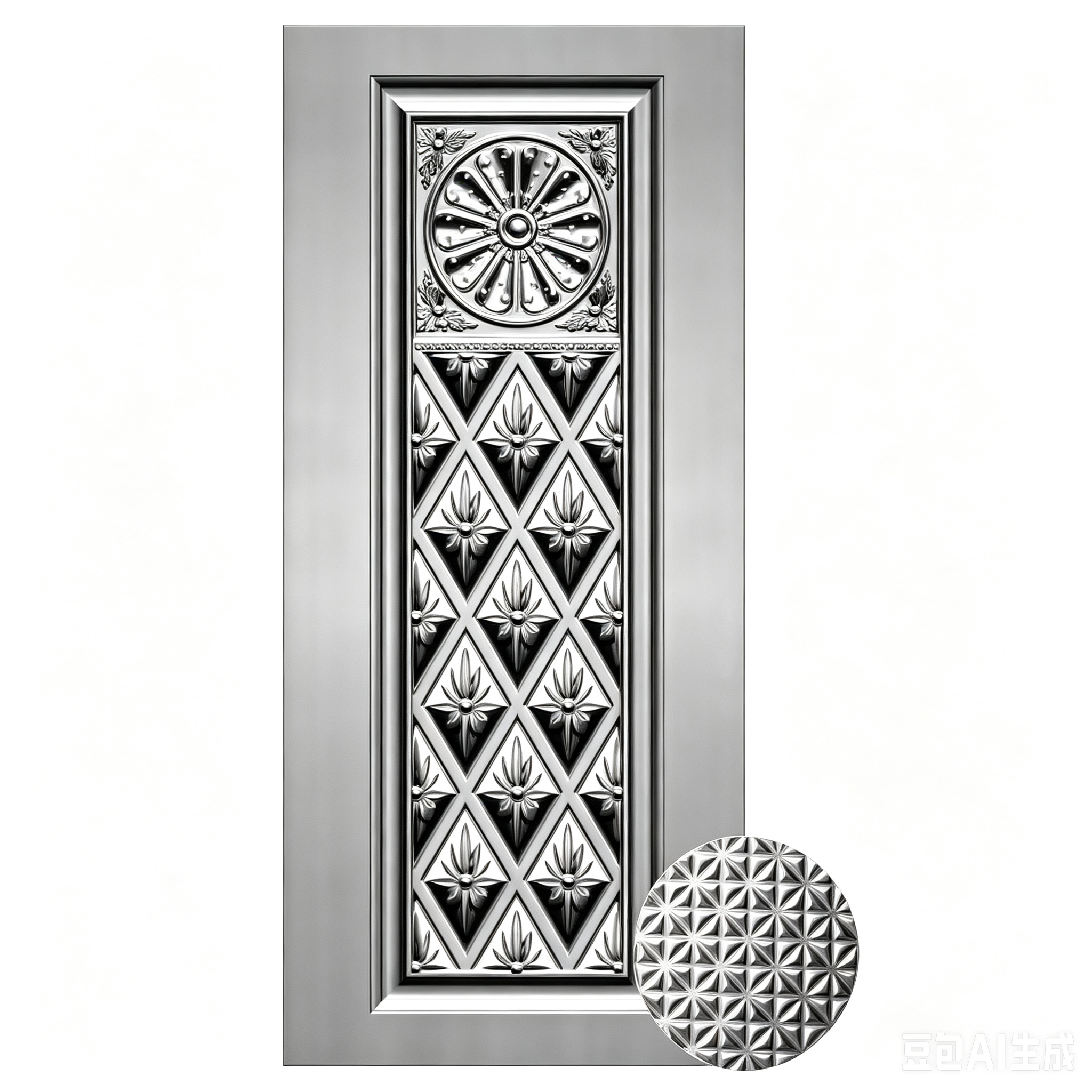 Stamped Pattern Steel Door Skin and Wrought Iron Panels Wholesale From Reliable China Supplier