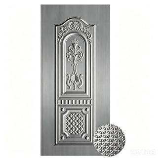 Heavy Duty Metal Steel Door Skins Wholesale Custom Size Decorative Security Door Panels for Exterior Use