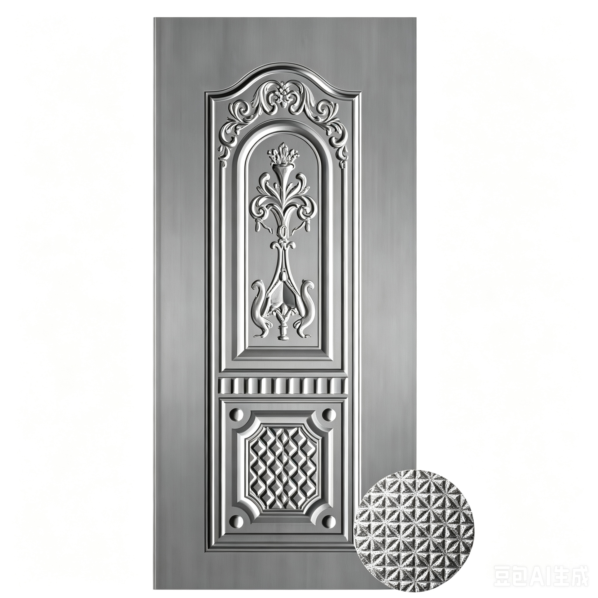 Heavy Duty Metal Steel Door Skins Wholesale Custom Size Decorative Security Door Panels for Exterior Use