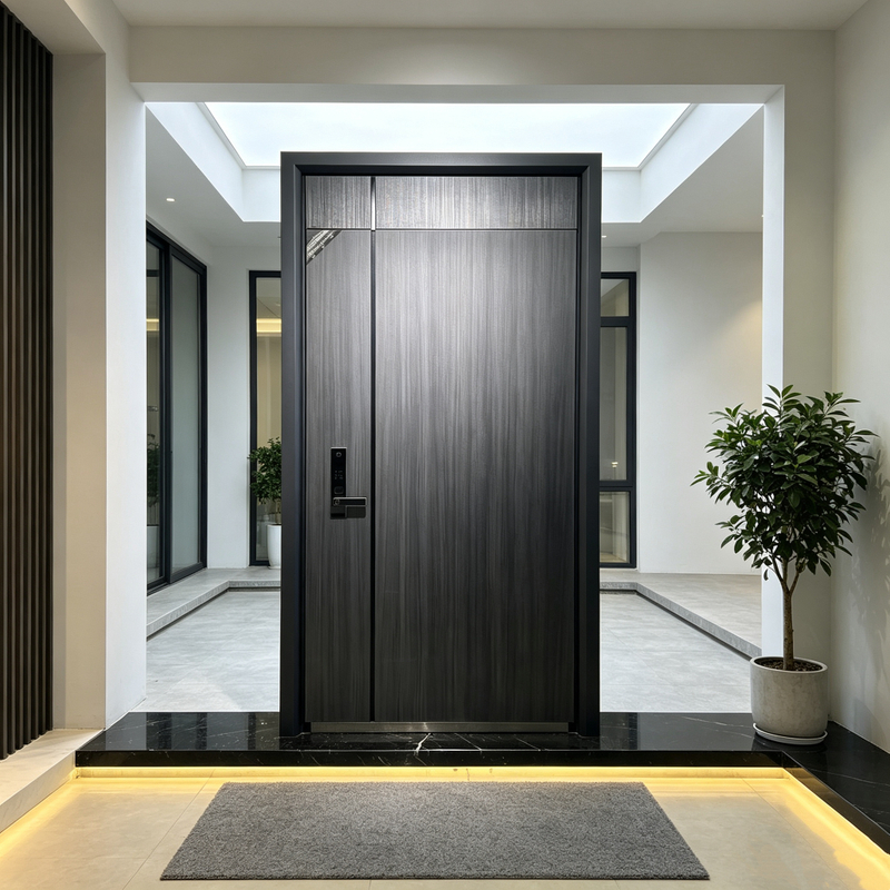Heavy Duty Steel Smart Door with Remote Access and High Security Automated Locking