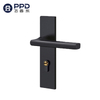 LS25 Contemporary Simple Style Stainless Steel Matte Black Door Handles