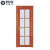 FPL-7012 Rustic Frosted Glass Bathroom Aluminum Door Interior Door 
