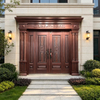 Modern Waterproof Aluminium Villa Door, Custom Size Exterior Entrance Villa Door with Security Lock for Luxury Private House