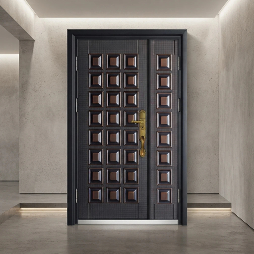 China Factory Manufacturing Aluminum Cast Main Doors and Steel Security Doors for Residential Commercial