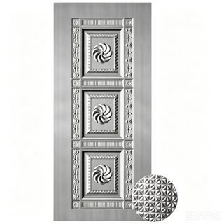 Modern Residential Steel Door Skin Backed by Experienced Door Components Factory Production
