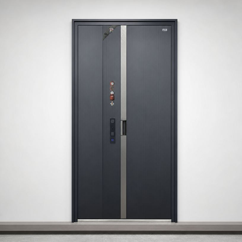 Security Steel Smart Door Manufacturer Smart Home Entrance